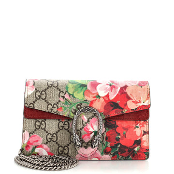 Gucci Dionysus Bag Blooms Print GG Coated Canvas Super Mini
