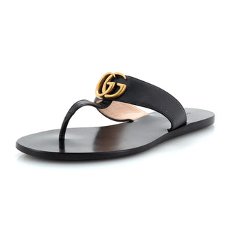 Gucci Women's GG Marmont Sandals Leather