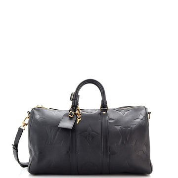 Louis Vuitton Keepall Bandouliere Bag Monogram Empreinte Giant 45