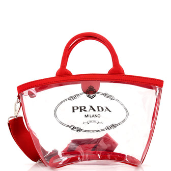 Prada Logo Tote PVC