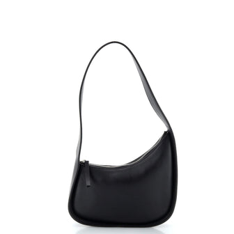 The Row Half Moon Shoulder Bag Leather