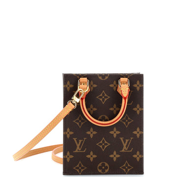 Louis Vuitton Petit Sac Plat Bag Monogram Canvas