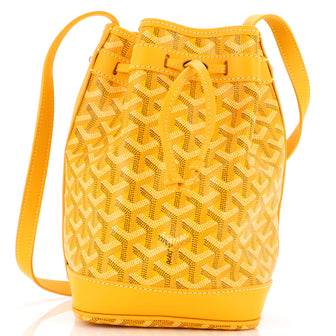 Goyard Petit Flot Bucket Bag Coated Canvas PM