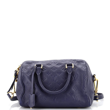 Louis Vuitton Speedy Bandouliere NM Bag Monogram Empreinte Leather 25