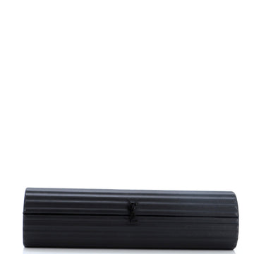 Saint Laurent Opium Classic Monogram Clutch Ribbed Leather Long