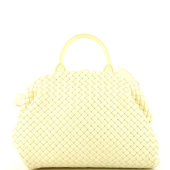 Bottega Veneta Padded Handle Tote Intrecciato Nappa Medium
