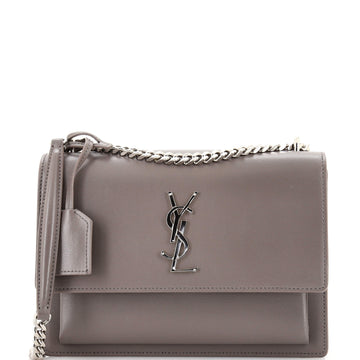 Saint Laurent Sunset Crossbody Bag Leather Medium