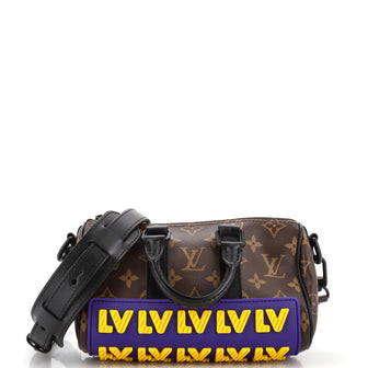 Louis Vuitton Keepall Bandouliere Bag Limited Edition LV Rubber Monogram Canvas XS
