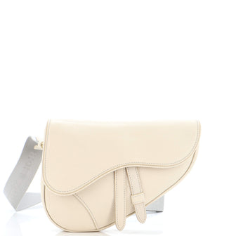 Christian Dior Saddle Crossbody Bag Leather Mini