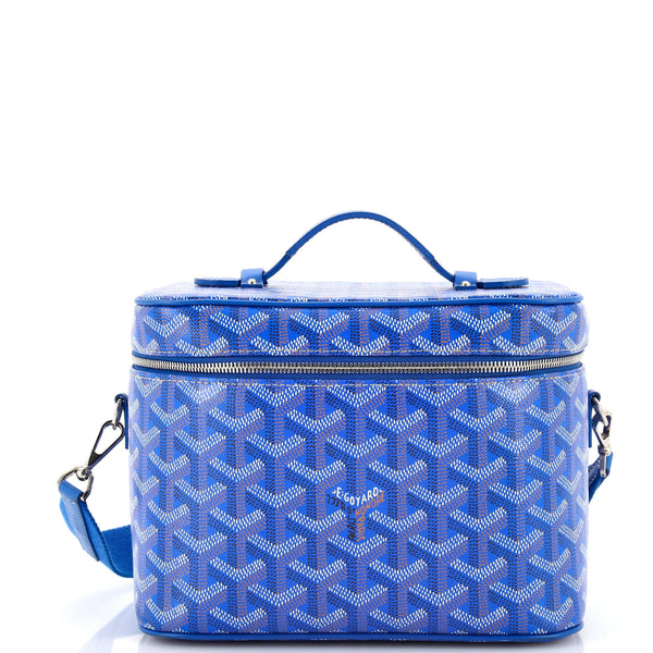 Goyard モノグラム ケース Goyard Muse Vanity Case Coated Canvas Blue 2558121
