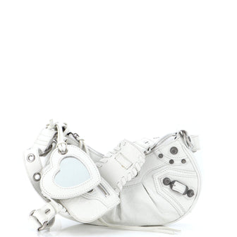 Balenciaga Le Cagole Giant Studs Shoulder Bag Leather XS