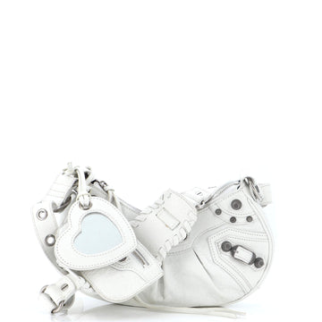 Balenciaga Le Cagole Giant Studs Shoulder Bag Leather XS