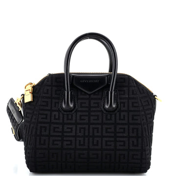 Givenchy Antigona Bag 4G Embroidered Canvas Mini