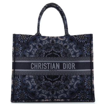 Christian Dior Book Tote KaleiDiorscopic Canvas Large
