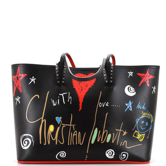 Christian Louboutin Cabata East West Tote Printed Leather Large