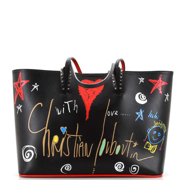 Christian Louboutin Cabata East West Tote Printed Leather Large