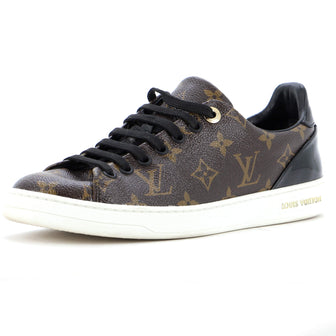 Women's FrontRow Sneakers Monogram Canvas with Patent