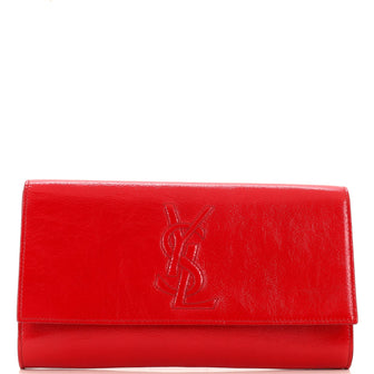 Saint Laurent Belle de Jour Clutch Leather Large