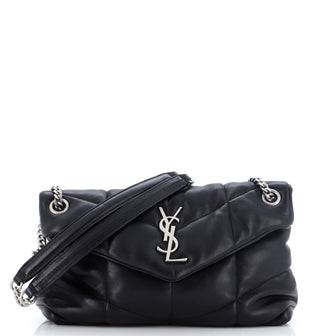 Saint Laurent Loulou Puffer Shoulder Bag Quilted Leather Small