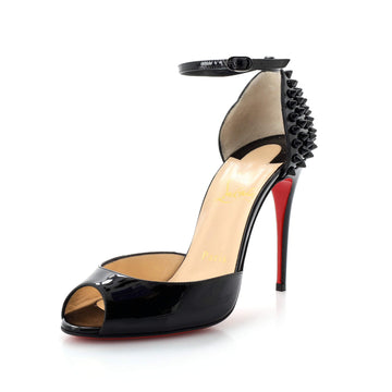 Christian Louboutin Women's Pina Spike Heels Patent and Leather 100