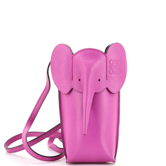 Loewe Elephant Pocket Crossbody Bag Leather