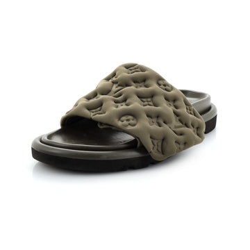 Louis Vuitton Women's Pool Pillow Comfort Mule Sandals Monogram Puffer Fabric