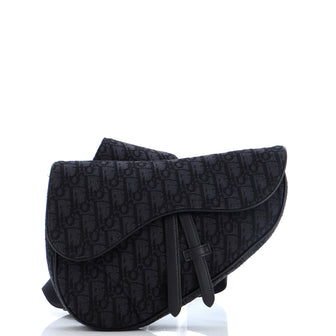 Christian Dior Saddle Crossbody Bag Oblique Canvas