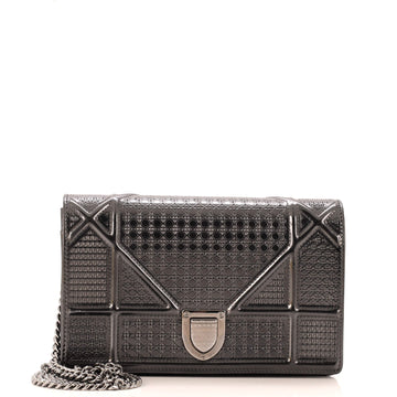 Christian Dior Diorama Wallet on Chain Cannage Embossed Calfskin