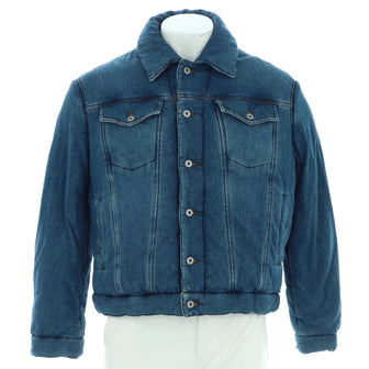 Loewe Men's Padded Denim Jacket Cotton