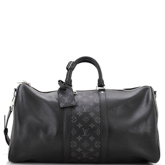 Louis Vuitton Keepall Bandouliere Bag Monogram Taigarama 50