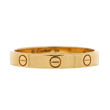 Cartier Love Wedding Band Ring 18K Yellow Gold