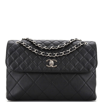 Chanel In The Business Flap Bag Quilted Calfskin Maxi