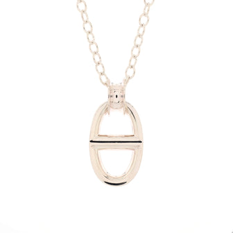 Chaine d'Ancre Reponse Pendant Necklace Sterling Silver Very Large