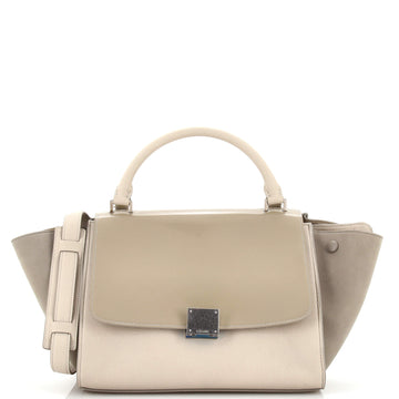 Celine Trapeze Bag Patent with Leather Small