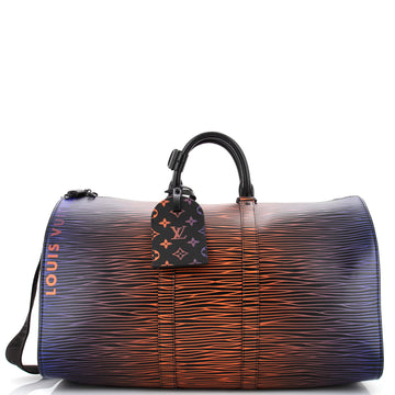 Louis Vuitton Keepall Bandouliere Bag Limited Edition FIFA World Cup Epi Leather 50