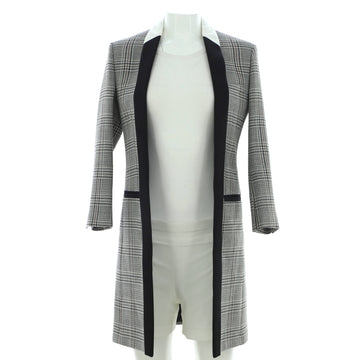 Louis Vuitton Women's Houndstooth Open Front Coat Wool