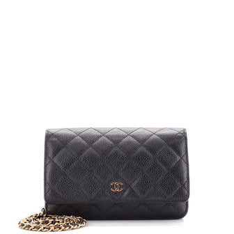 Chanel Wallet on Chain Quilted Caviar