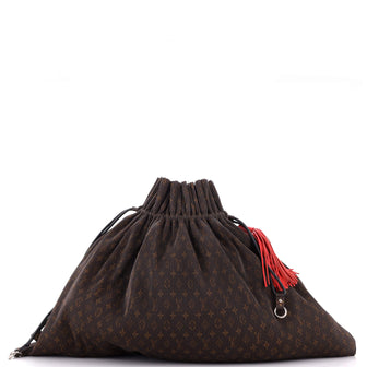 Louis Vuitton Explorer Shoulder Bag Pleated Monogram Canvas GM