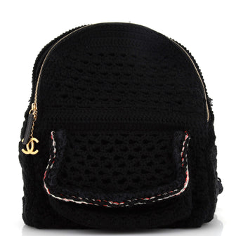 Chanel Cayo Coco Backpack Crochet