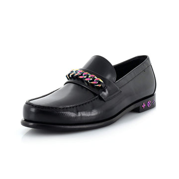 Louis Vuitton Men's Multicolor Chain Link Loafers Leather