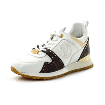 Louis Vuitton Women's Run Away Sneakers Mesh with Monogram Canvas and Leather