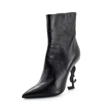 Saint Laurent Women's Opyum Ankle Boots Leather