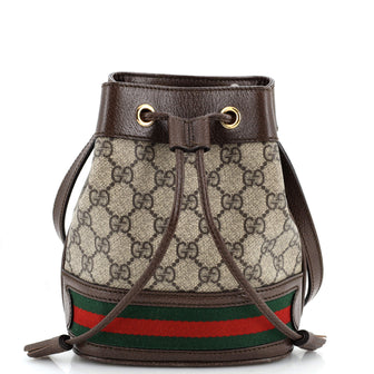 Gucci Ophidia Bucket Bag GG Coated Canvas Mini