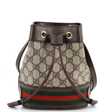 Gucci Ophidia Bucket Bag GG Coated Canvas Mini