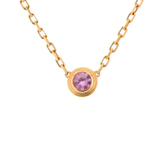 Cartier Cartier D'Amour 1 Pink Sapphire Necklace 18K Rose Gold