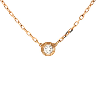 Cartier Cartier D'Amour Pendant Necklace 18K Rose Gold with Diamond Small