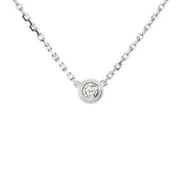 Cartier D'Amour Pendant Necklace 18K White Gold and Diamond XS