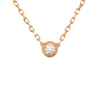 Cartier Cartier D'Amour Pendant Necklace 18K Rose Gold with Diamond Small