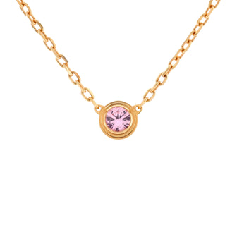 Cartier Cartier D'Amour 1 Pink Sapphire Necklace 18K Rose Gold