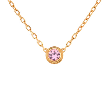 Cartier Cartier D'Amour 1 Pink Sapphire Necklace 18K Rose Gold